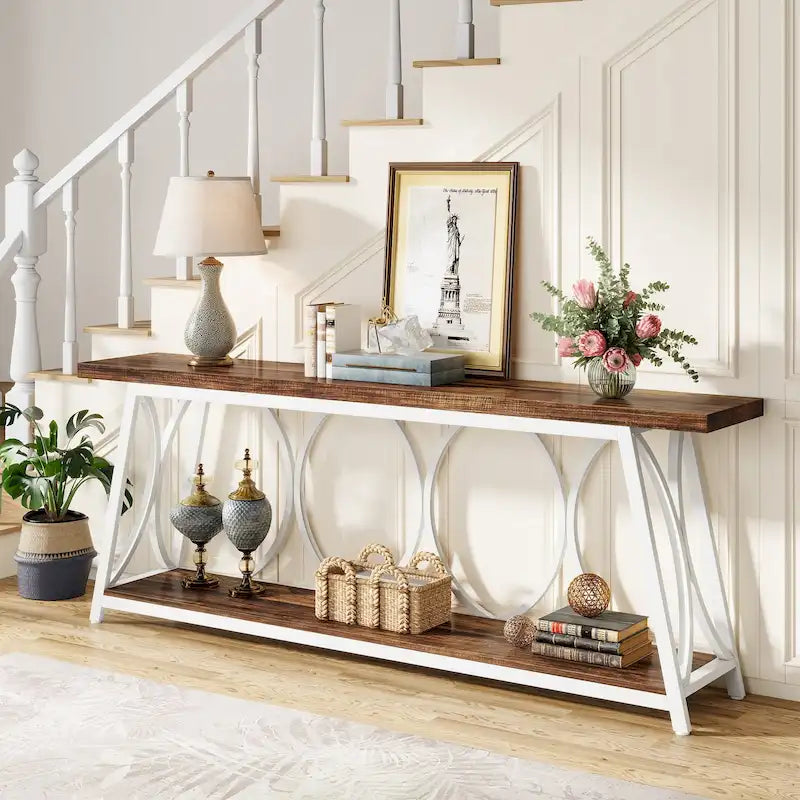 70.9 inch Extra Console Table Sofa Accent Table for Living Room