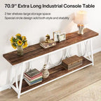 70.9 inch Extra Console Table Sofa Accent Table for Living Room