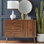 3-Drawer Mid-Century Modern Buffet/Sideboard