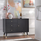 3-Drawer Mid-Century Modern Buffet/Sideboard
