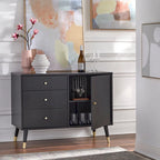 3-Drawer Mid-Century Modern Buffet/Sideboard