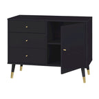 3-Drawer Mid-Century Modern Buffet/Sideboard