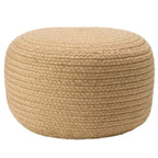 Round Indoor/Outdoor Polyester Pouf Ottoman/ Stool - 18X18X12