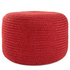 Round Indoor/Outdoor Polyester Pouf Ottoman/ Stool - 18X18X12