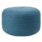 Round Indoor/Outdoor Polyester Pouf Ottoman/ Stool - 18X18X12