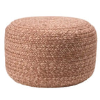 Round Indoor/Outdoor Polyester Pouf Ottoman/ Stool - 18X18X12
