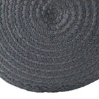 Round Indoor/Outdoor Polyester Pouf Ottoman/ Stool - 18X18X12
