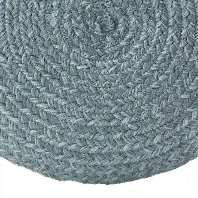 Round Indoor/Outdoor Polyester Pouf Ottoman/ Stool - 18X18X12