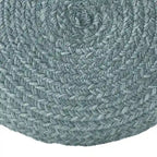 Round Indoor/Outdoor Polyester Pouf Ottoman/ Stool - 18X18X12