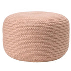 Round Indoor/Outdoor Polyester Pouf Ottoman/ Stool - 18X18X12