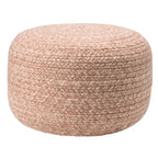 Round Indoor/Outdoor Polyester Pouf Ottoman/ Stool - 18X18X12