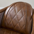 IndustrIal Top Grain Accent Chair