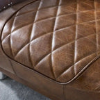 IndustrIal Top Grain Accent Chair