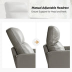 Modern Leather Recliner by