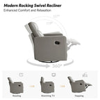 Modern Leather Recliner by