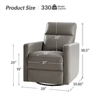 Modern Leather Recliner by