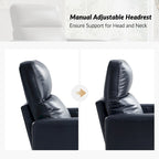 Modern Leather Recliner by
