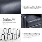 Modern Leather Recliner by