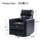 Modern Leather Recliner by