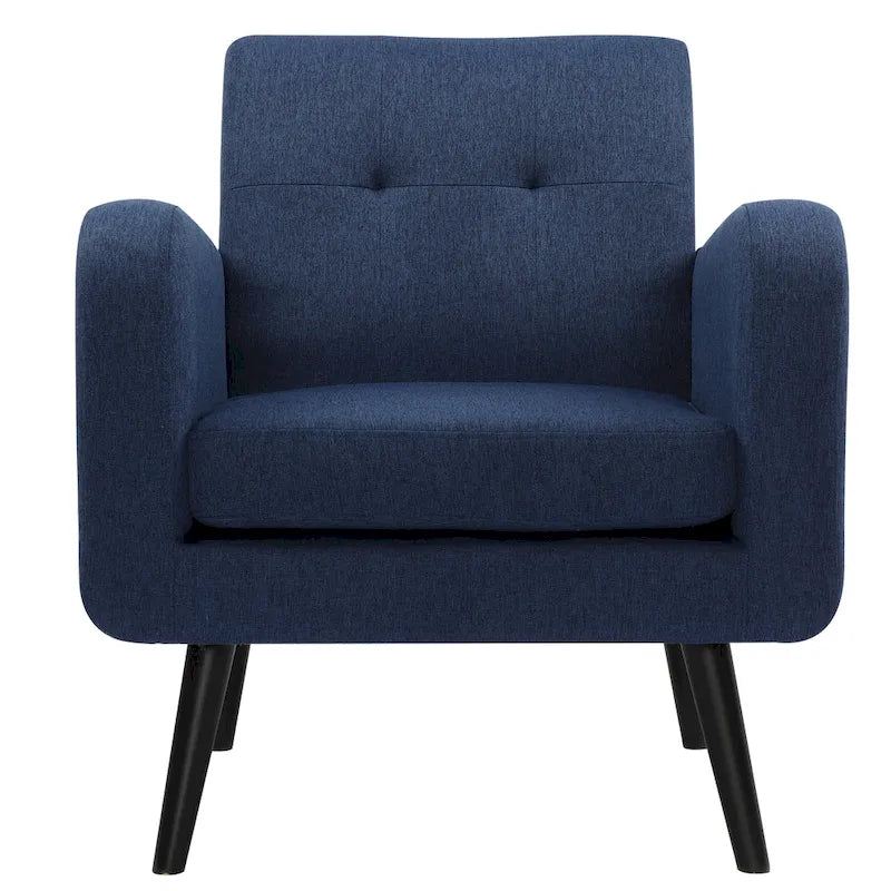 Mid Century Fabric Modern Accent Chair