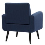 Mid Century Fabric Modern Accent Chair