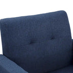Mid Century Fabric Modern Accent Chair