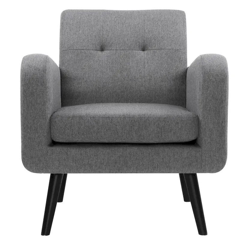 Mid Century Fabric Modern Accent Chair