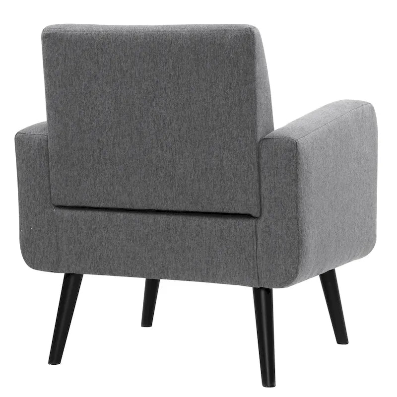 Mid Century Fabric Modern Accent Chair