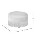 24 Round Accent Ottoman