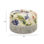 24 Round Accent Ottoman