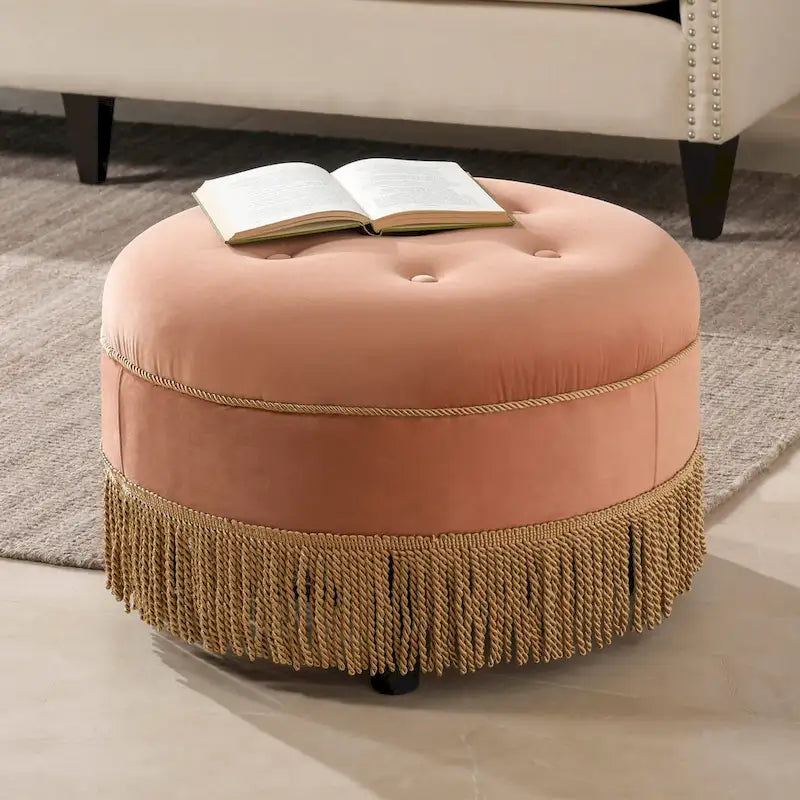 24 Round Accent Ottoman