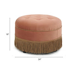 24 Round Accent Ottoman
