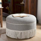 24 Round Accent Ottoman