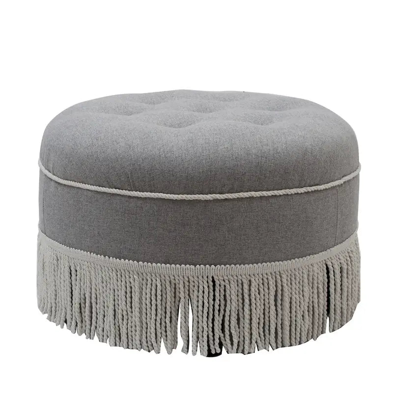 24 Round Accent Ottoman