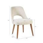 Dining Side Chairs with Cutout design ( 2)