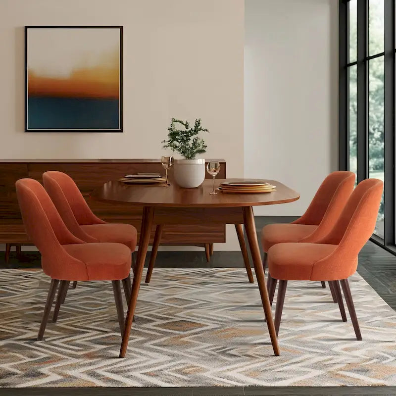 Dining Side Chairs with Cutout design ( 2)