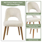 Dining Side Chairs with Cutout design ( 2)