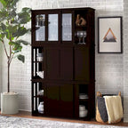 & Sliding Door Stackable Buffet/Sideboard