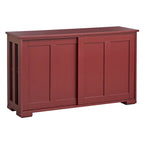 & Sliding Door Stackable Buffet/Sideboard