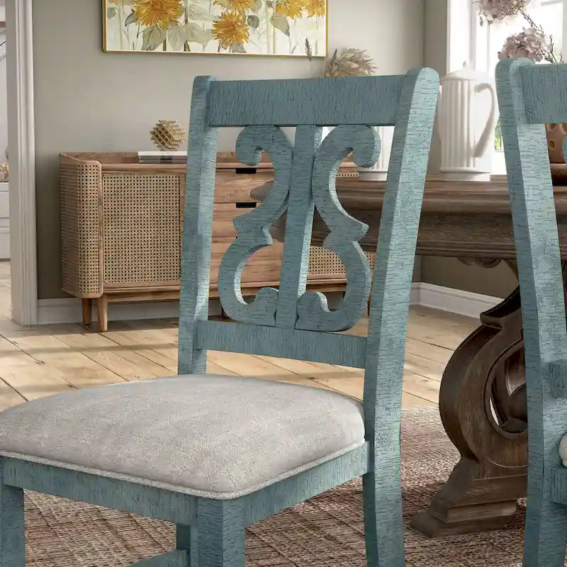 Farmhouse Wood Dining Chairs ( 2) by of
