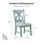 Farmhouse Wood Dining Chairs ( 2) by of