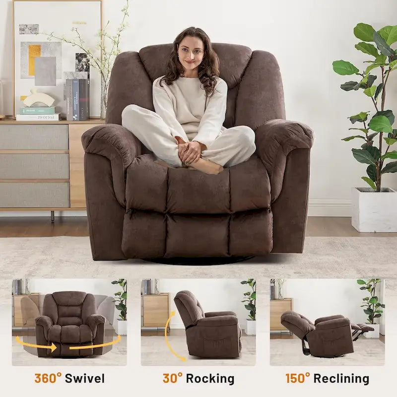 Recliner Chair Manual 360 for Living Room