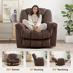 Recliner Chair Manual 360 for Living Room