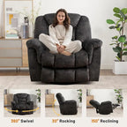 Recliner Chair Manual 360 for Living Room