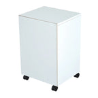 24 Mobile Printer Cart with 2 Drawers, White