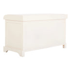 Brown Storage Basket Bench - 33.5 x 16.1 x 19.9 - 34Wx16Dx20H