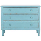 Blue 3-Drawer Storage Chest