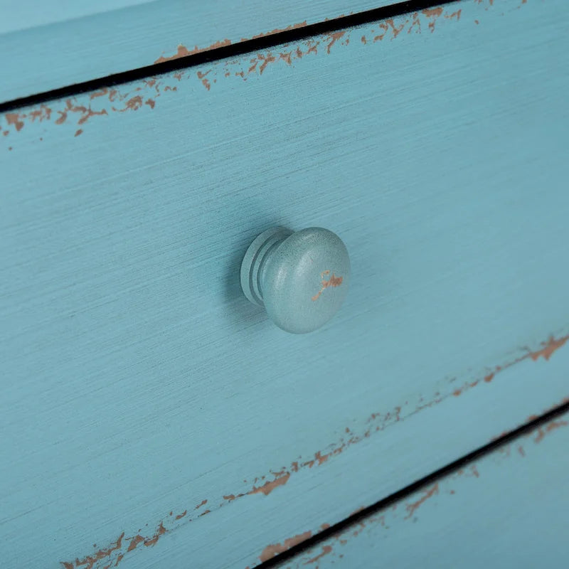 Blue 3-Drawer Storage Chest
