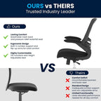 Mid- Mesh Task Chair with -Up
