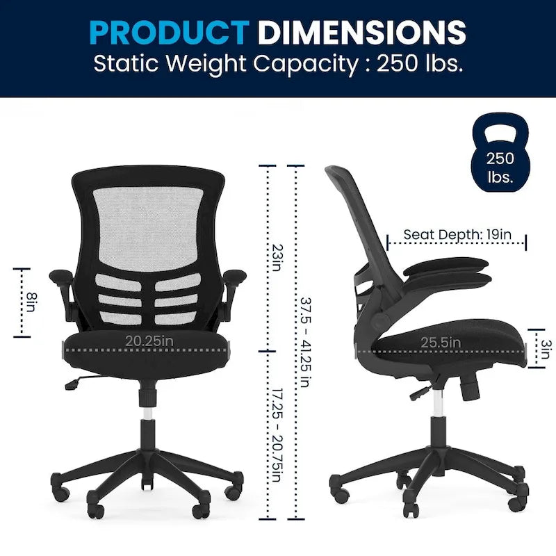 Mid- Mesh Task Chair with -Up